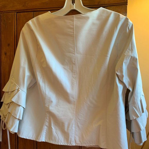 Coat, white, San Francisco, Large, False Leather. - Picture 4 of 10